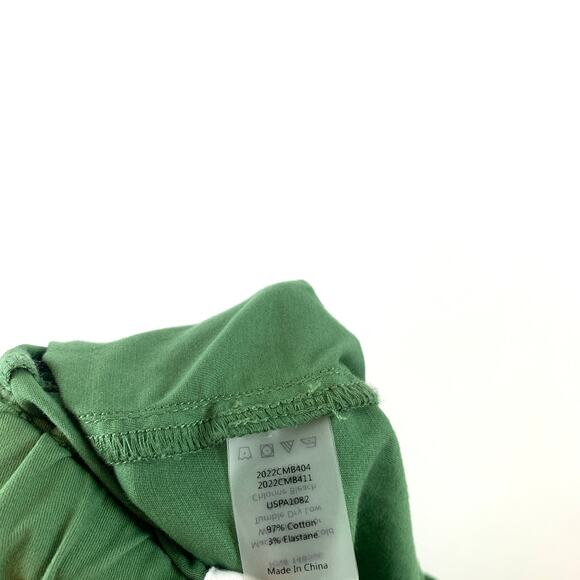 Universal Standard Breezy Weekend Cropped Straight Trouser Pant Elm Green XS - Picture 8 of 8